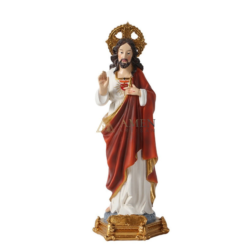 Sacred Heart of Jesus Statue Amen Artisan