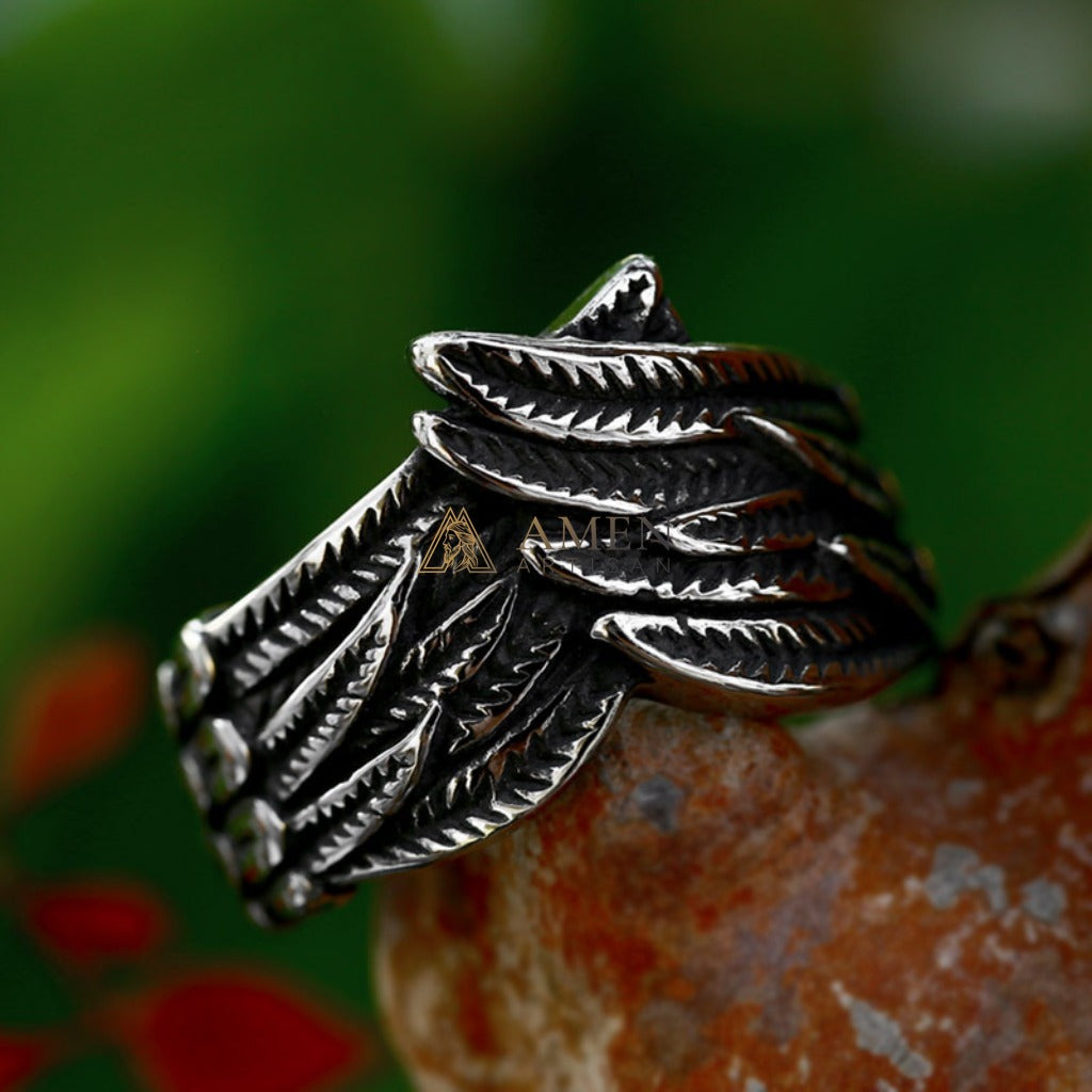 Holy Angel Wings Ring Amen Artisan