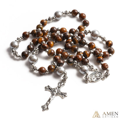 【Deal Today】Tiger's eye Rosary