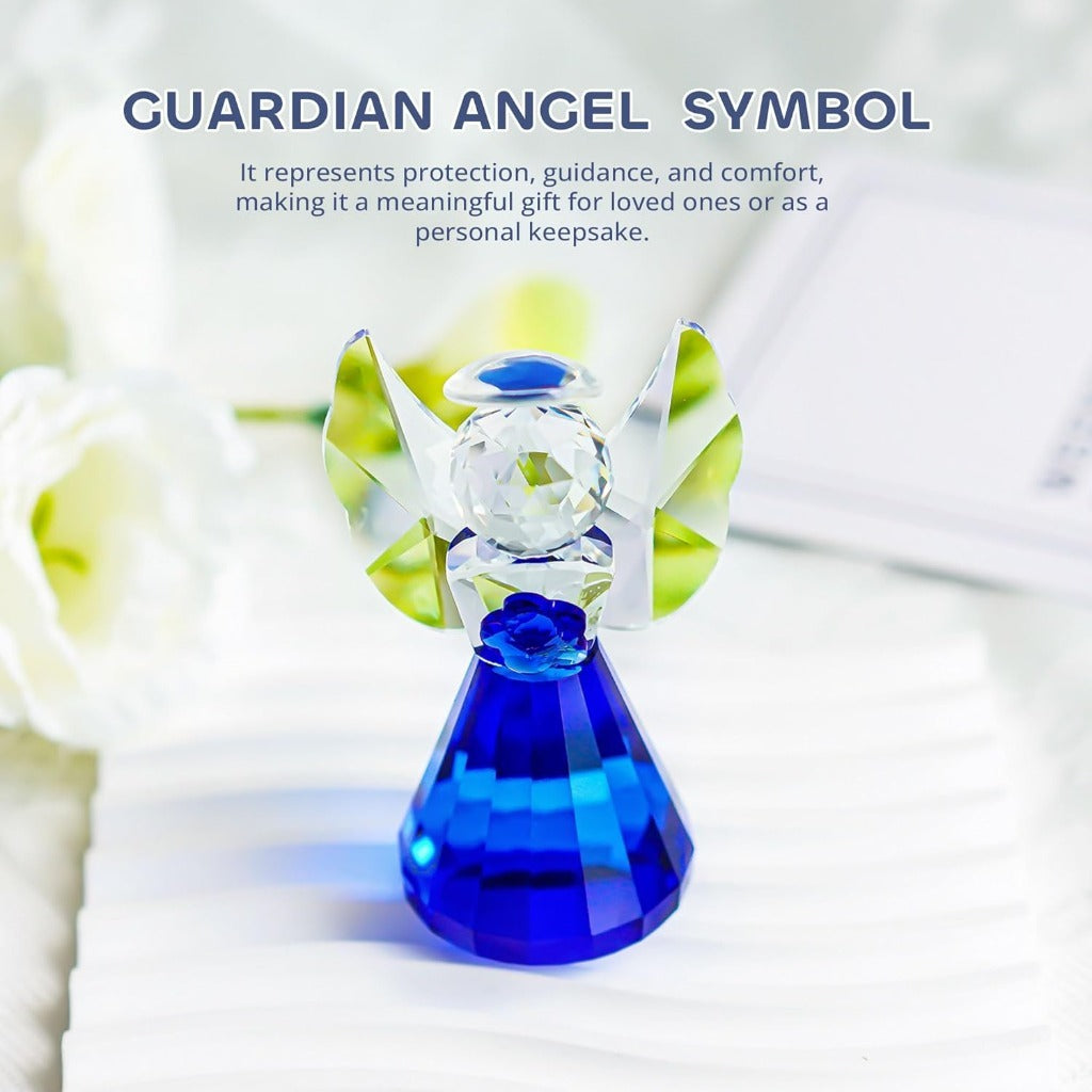 Handmade Crystal Angel Figurine Amen Artisan
