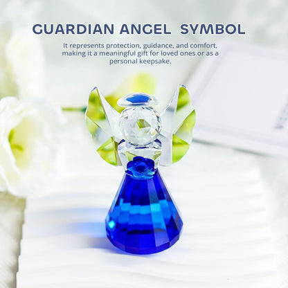 Handmade Crystal Angel Figurine Amen Artisan