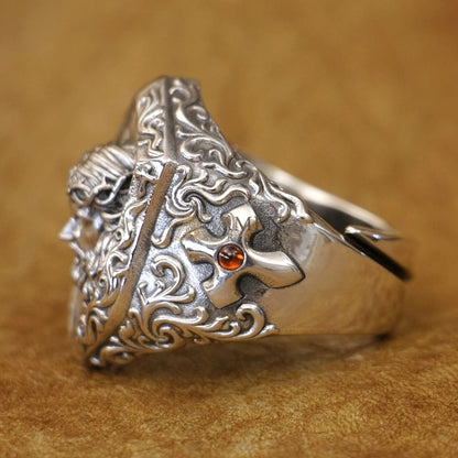925 Silver Jesus Icon Ring Amen Artisan
