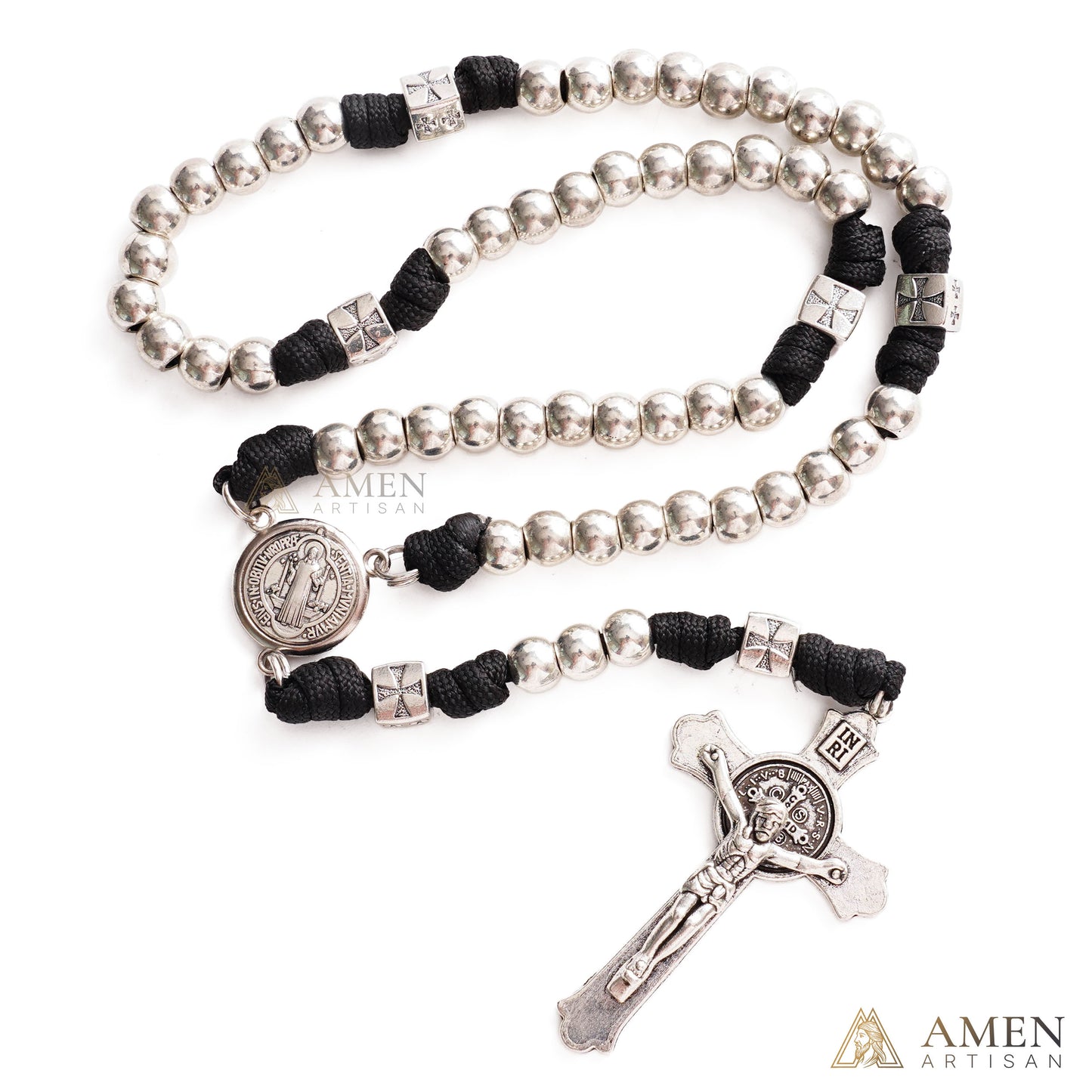 Heavy Brass Saint Benedict Rosary – Built for Strength & Weight (~5oz)