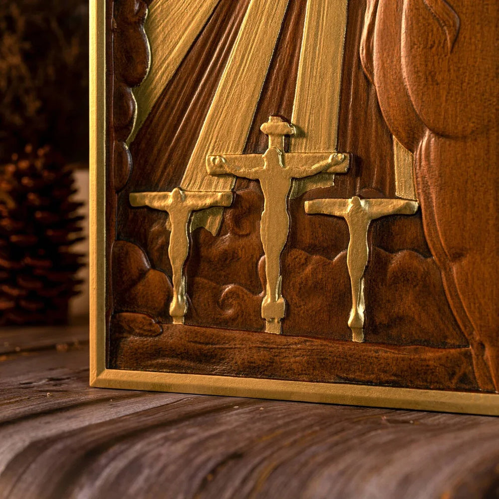 Jesus of the Passion Wood Caring Amen Artisan