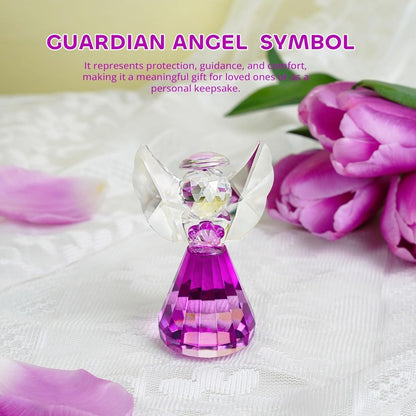 Handmade Crystal Angel Figurine Amen Artisan