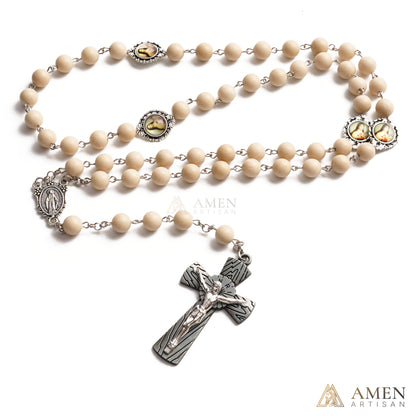 Ivory Jade Rosary Amen Artisan