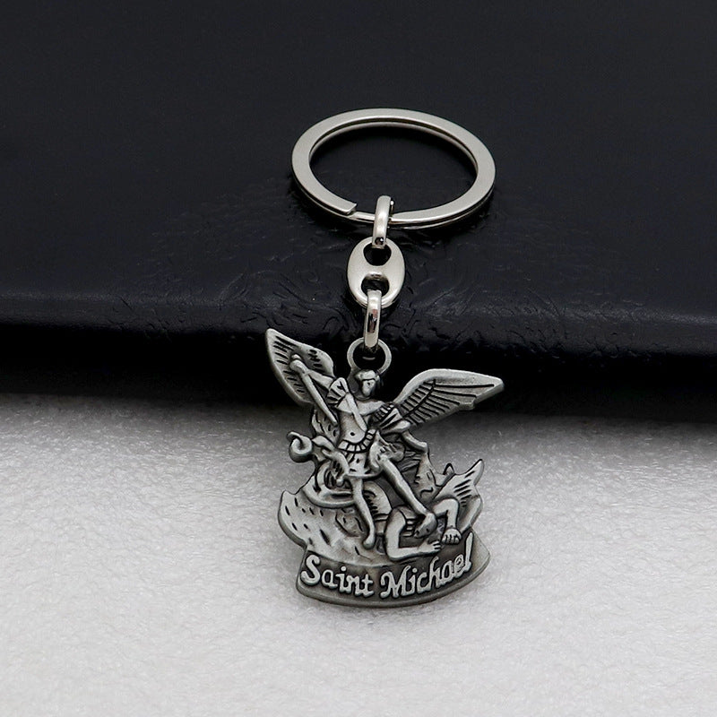Archangel Michael Keychain Amen Artisan