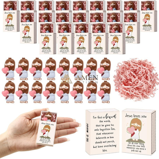 Jesus Doll Matchbox Gift Set Amen Artisan