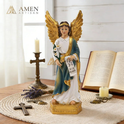Saint Gabriel The Archangel Statue Amen Artisan