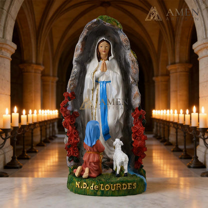 Our Lady of Lourdes Statue Amen Artisan