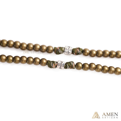 Heavy Brass Saint Benedict Rosary – Built for Strength & Weight (~5oz)