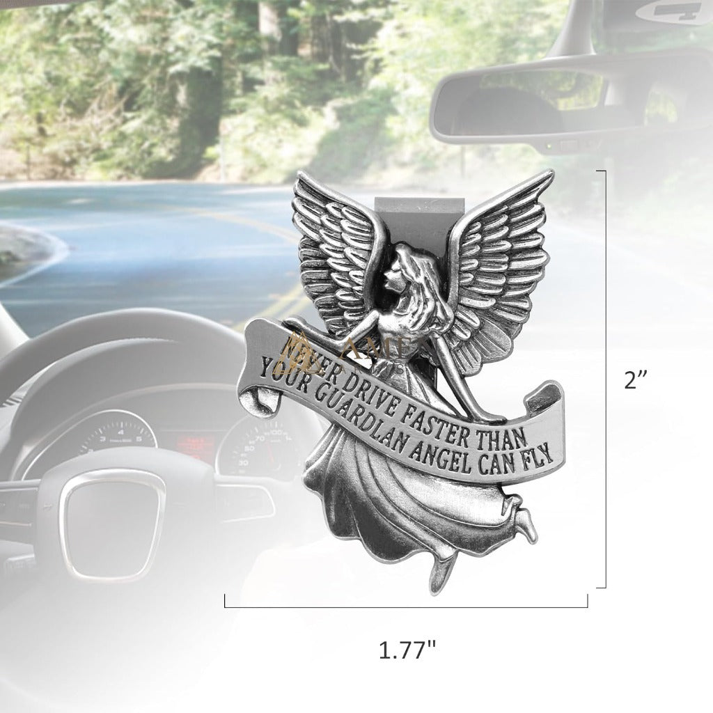 Guardian Angel Car Visor Clip Amen Artisan