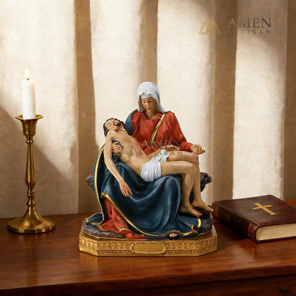 Mary with Jesus Pieta Statue  Amen Artisan