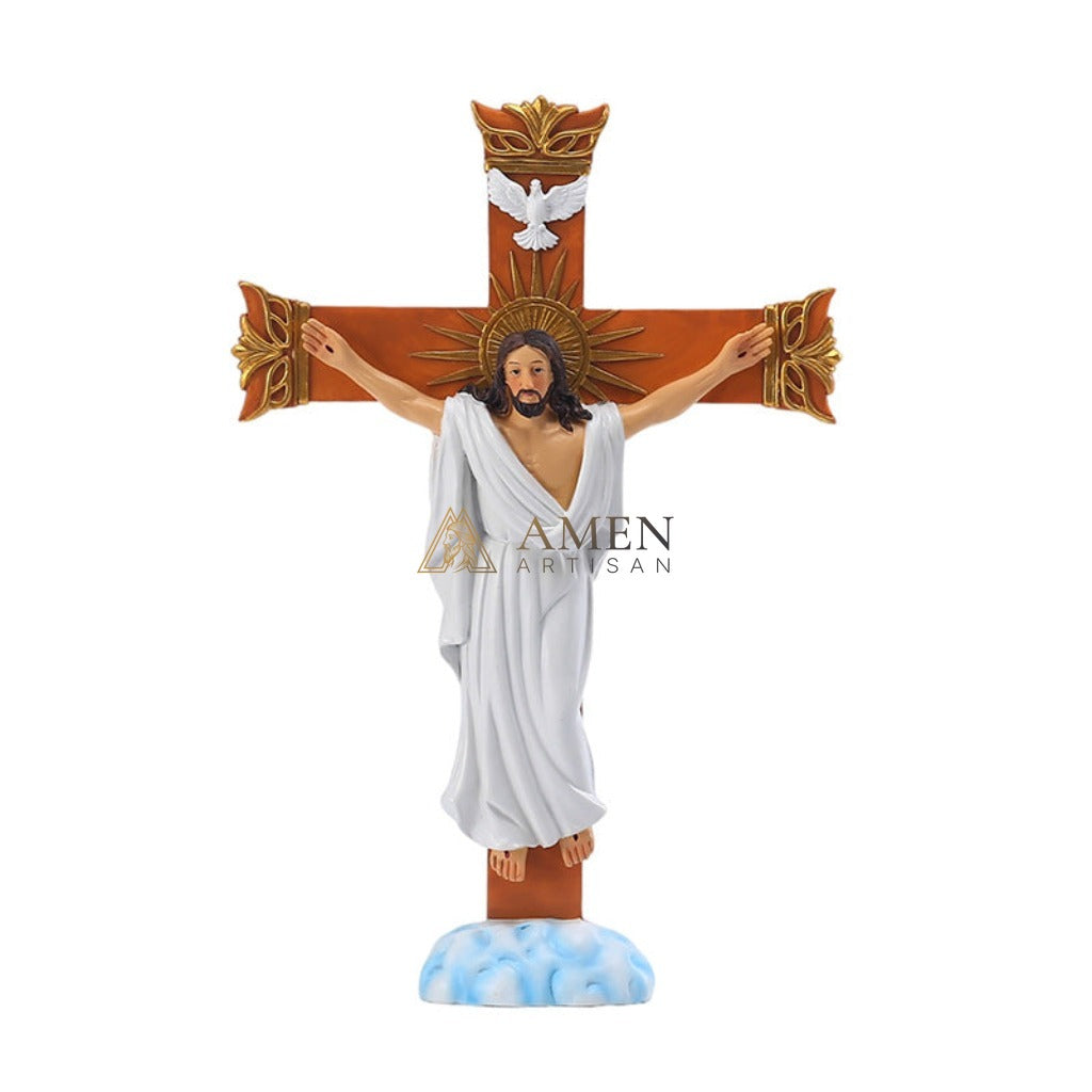 Jesus Crucifixion Statue  Amen Artisan