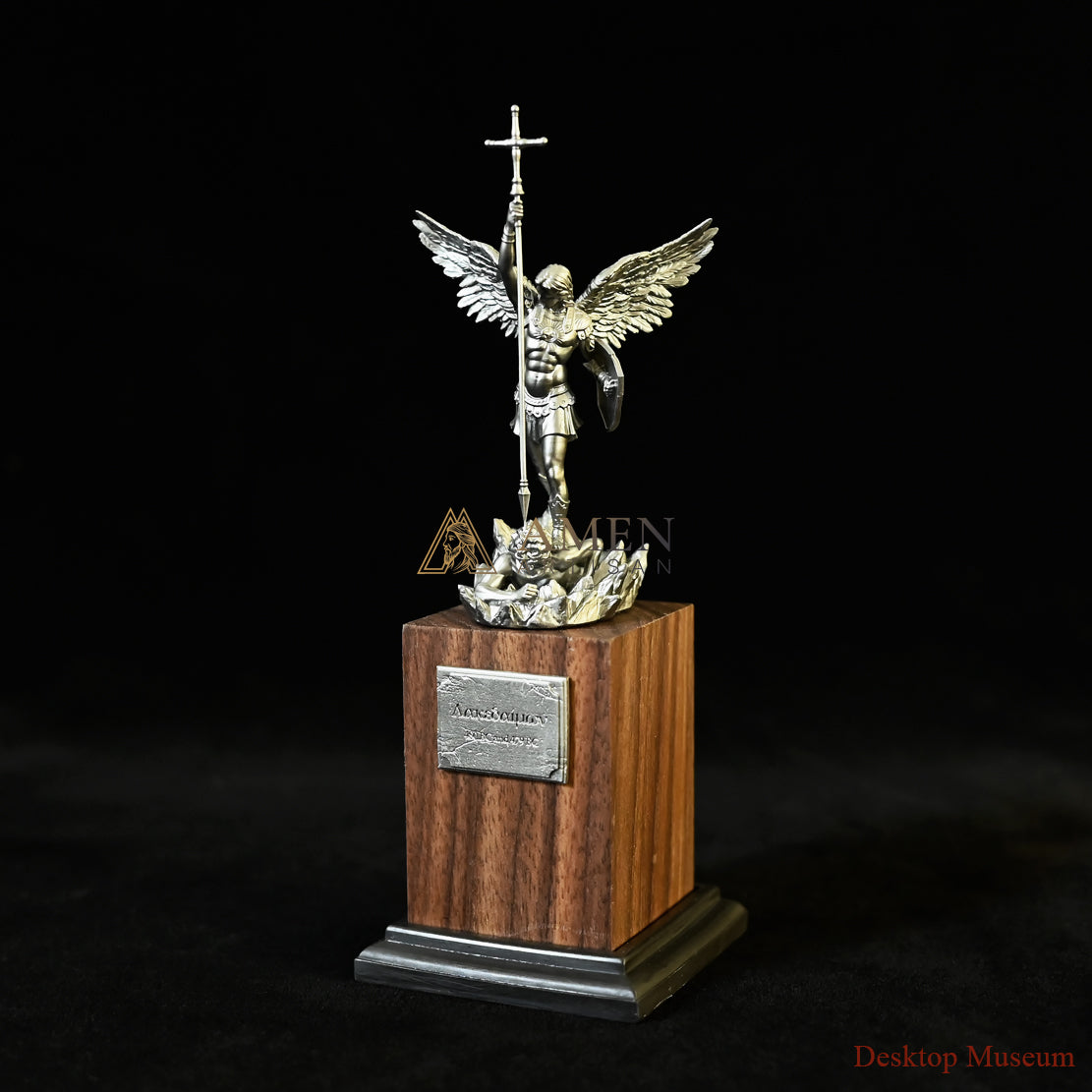 Statue of Archangel Saint Michael the Protector Amen Artisan