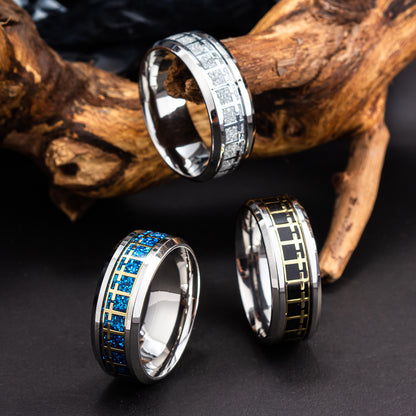 Titanium Steel Multi-Cross Ring | Amen Artisan