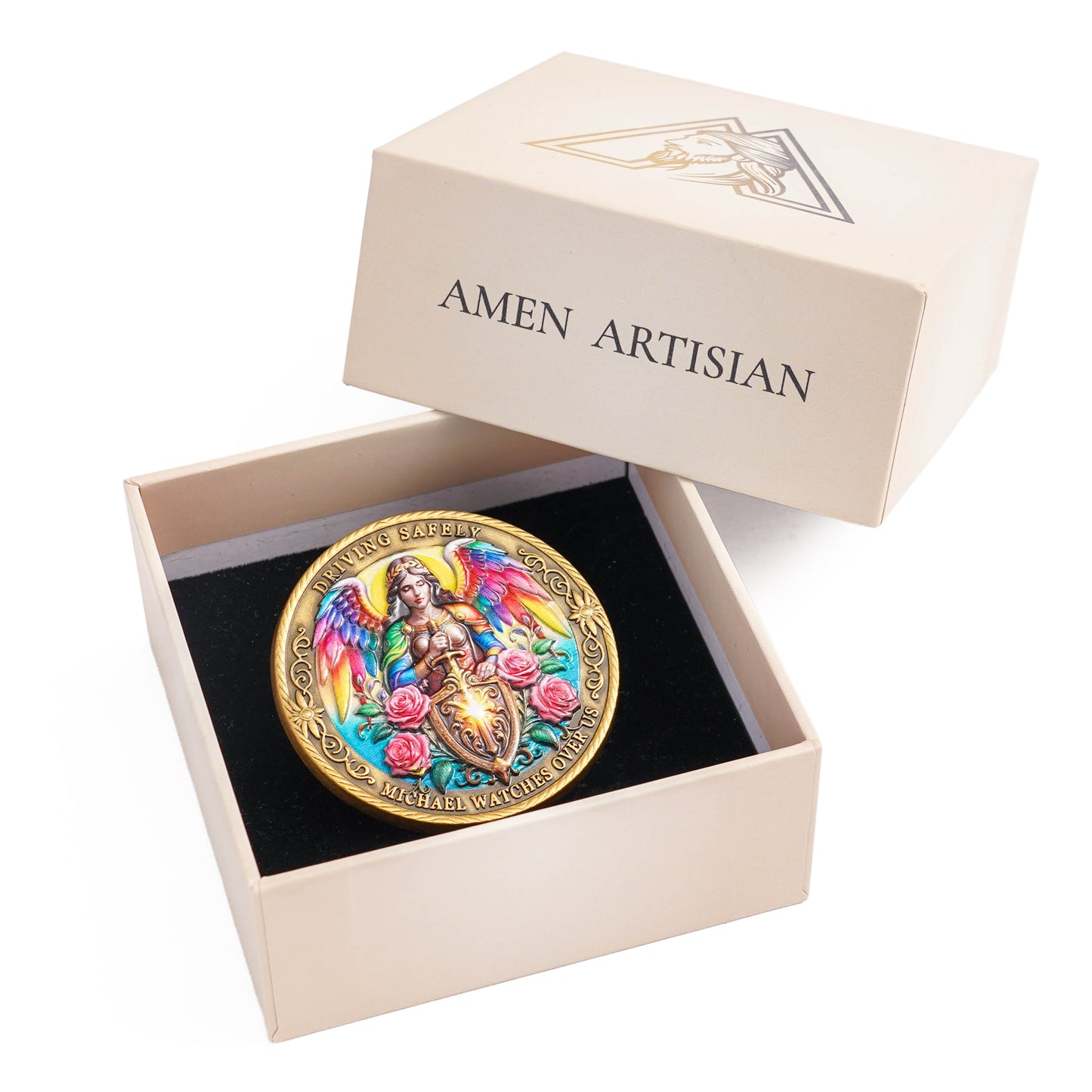 St. Michael the Archangel Car Visor Clip