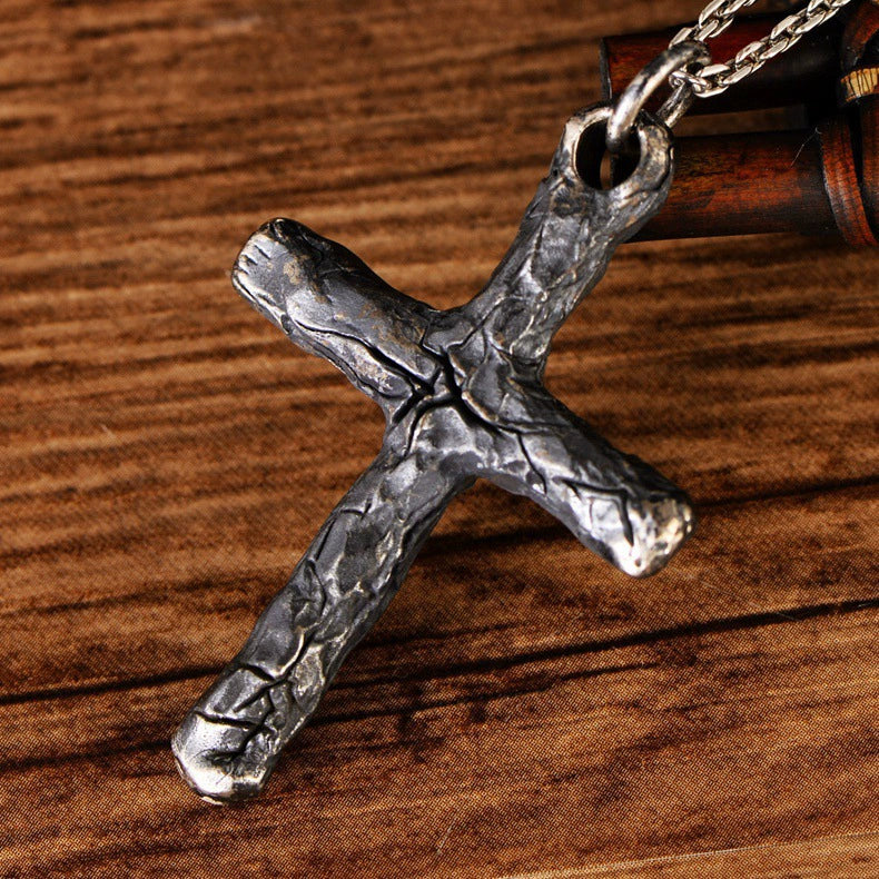 Cracked Cross Pendant Amen Artisan