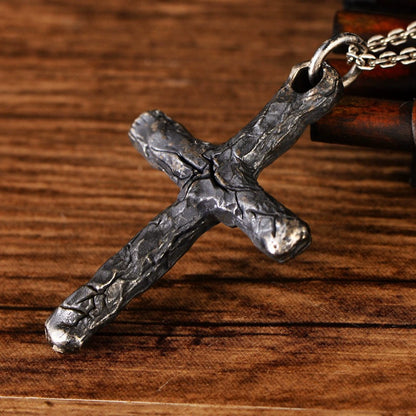 Cracked Cross Pendant Amen Artisan