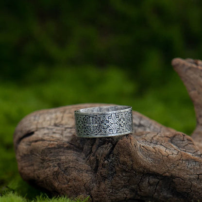 【Deal Today】Vintage St. Benedict Medal Ring - Sacred Protection & Lasting Blessing | Amen Artisan