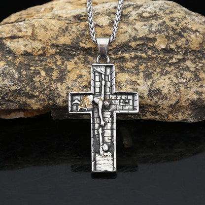【Deal Today】Vintage Cross Pendant Necklace | Amen Artisan