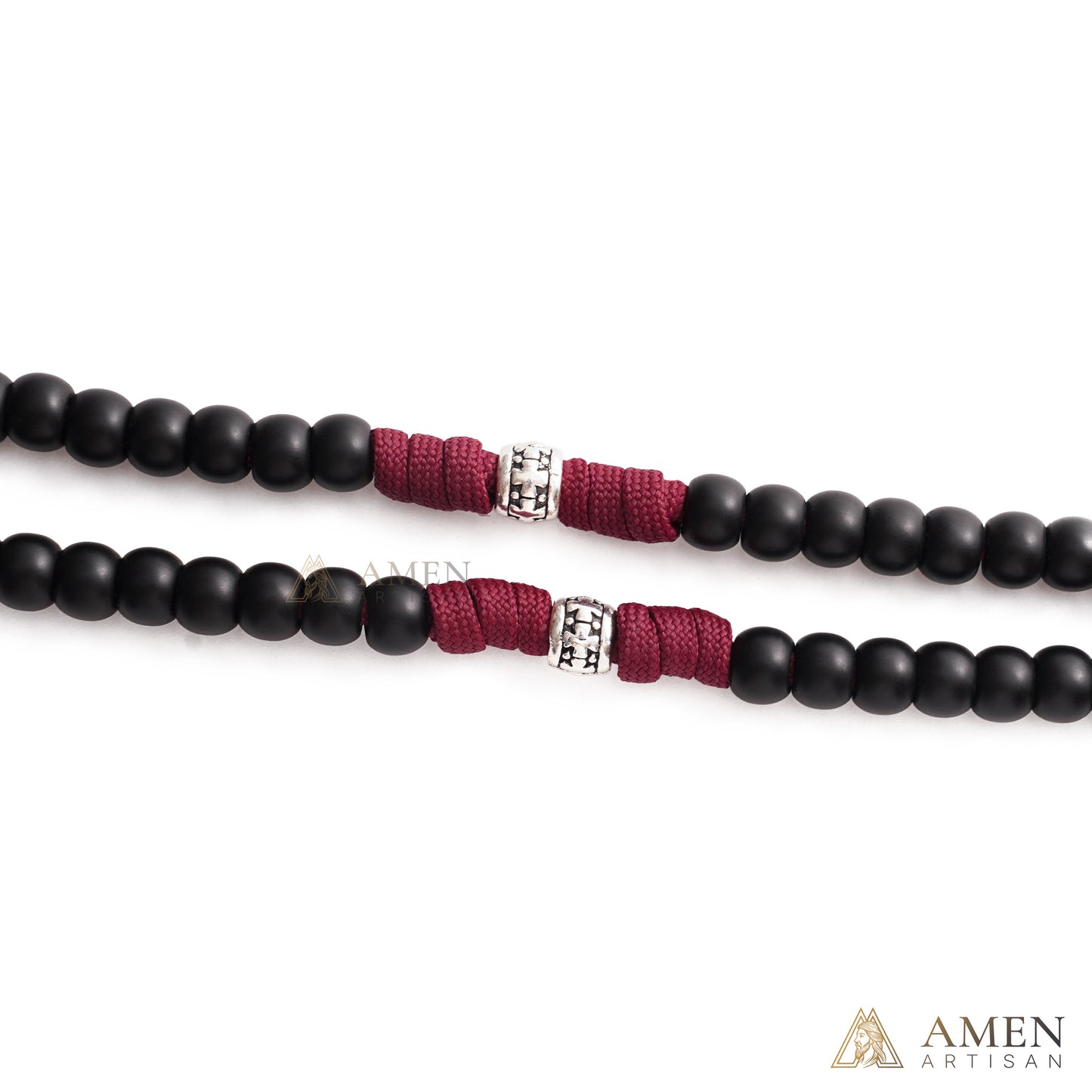 St. Michael Paracord Rosary with Jesus Crucifix - Protection & Strength