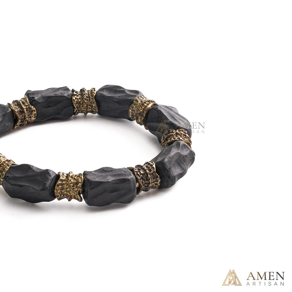【Deal Today】Ebony Cross Bracelet – Faith, Strength & Protection |  Amen Artisan