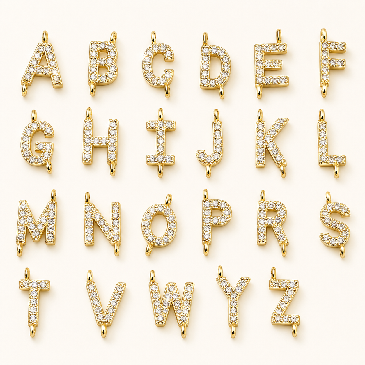 【DEAL TODAY】Sparkling Zircon Cross Necklace with A-Z Initial Charm