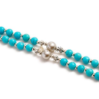 【Deal Today】Turquoise Rosary — Faith, Healing & Divine Protection