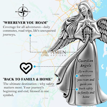 Guardian Angel Car Visor Clip Amen Artisan