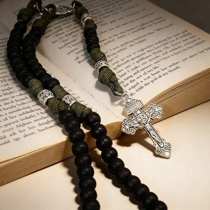 50% Off Today | St. Michael the Archangel Tactical Paracord Rosary | Amen Artisan