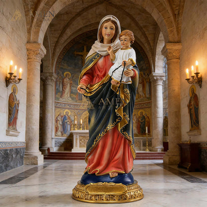 Madonna and Child Statue Amen Artisan