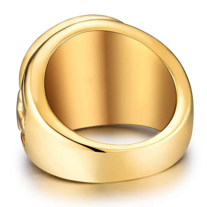 Saint Benedict Cross & Inscriptions Ring Amen Artisan